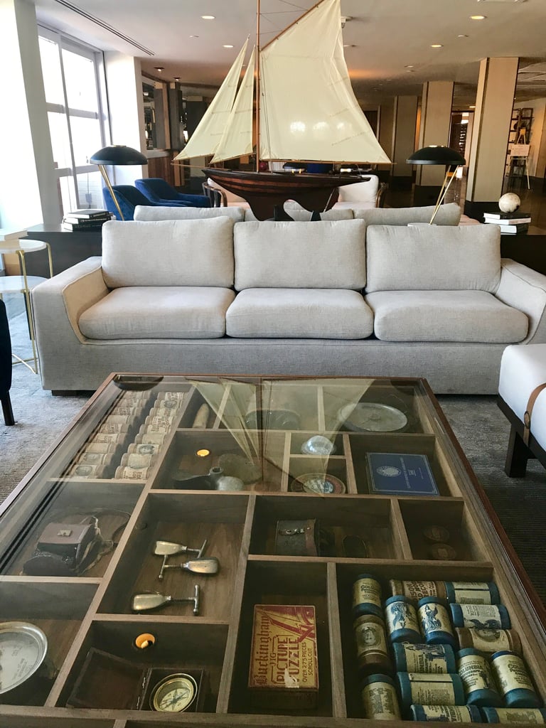But seriously, the decor is nautical heaven!