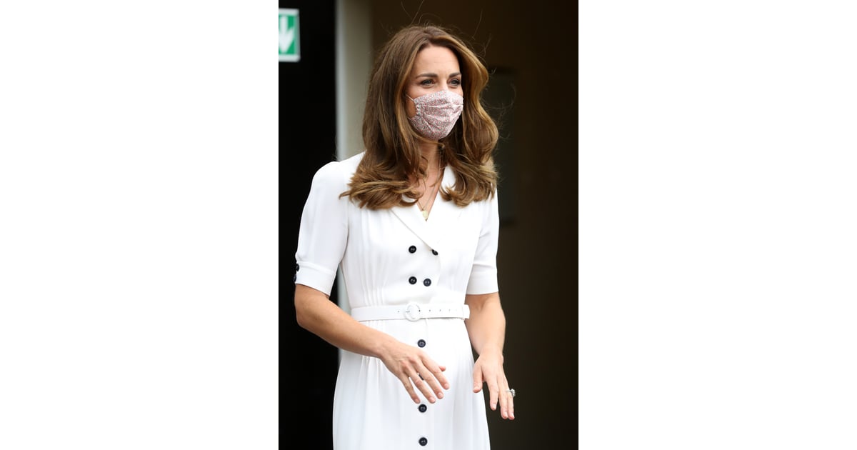 The Duchess of Cambridge Wearing Her Amaia London Face Mask Kate