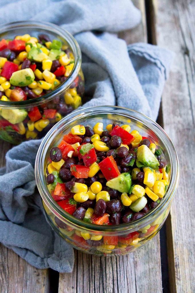 Black Bean and Corn Salad Healthy Salads That Fill You Up POPSUGAR