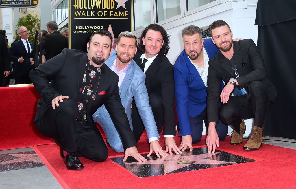 NSYNC Reunion at Hollywood Walk of Fame Ceremony April 2018