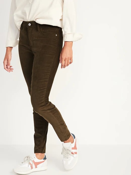 Old Navy High-Waisted Rockstar Super Skinny Corduroy Pants