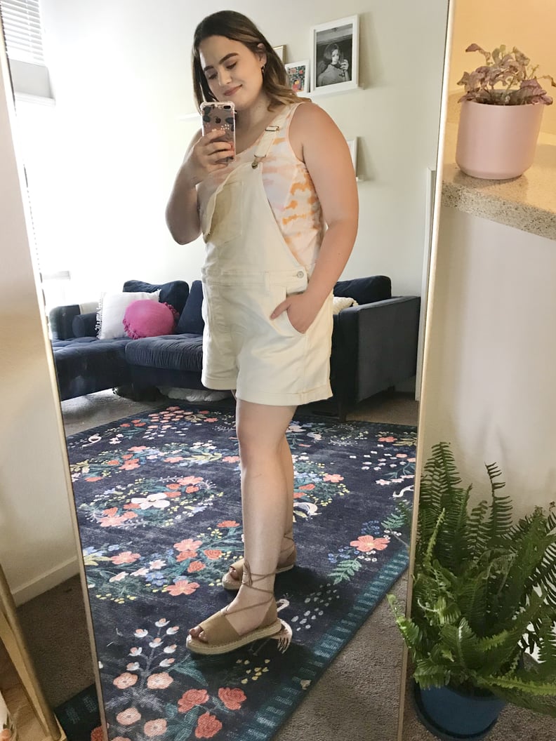 A Tie-Dye Tank Top and Wear-Everywhere Overall Shorts