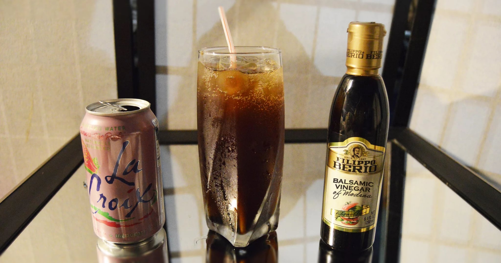 I Tried TikTok's Balsamic Vinegar and Seltzer "Healthy Coke" PS UK Food