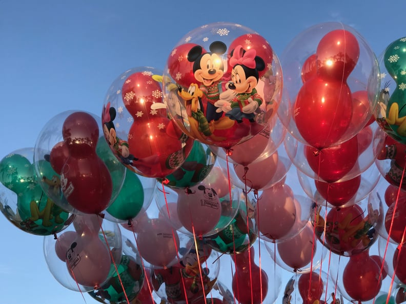 Holiday spirits fly high with themed balloons.