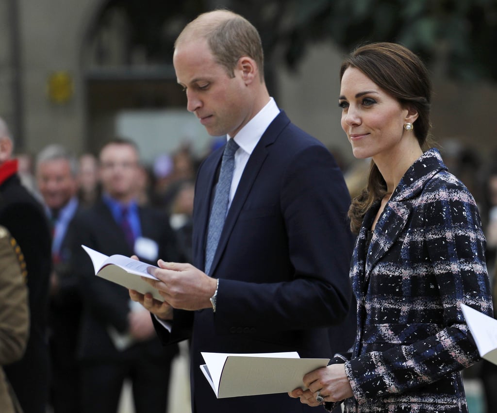 Prince William and Kate Middleton in Manchester October 2016