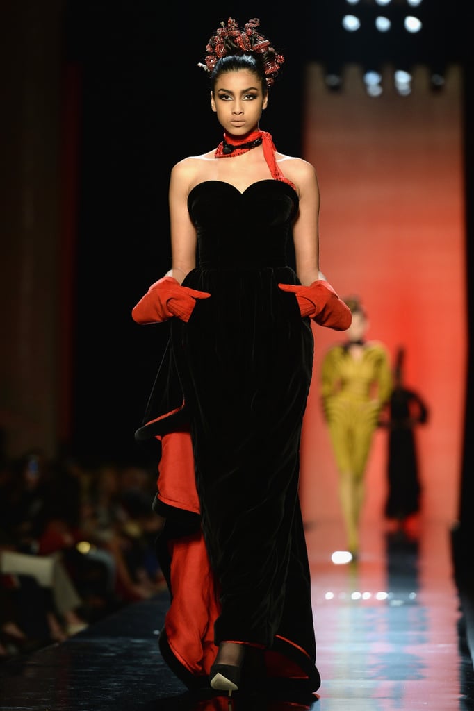 Imaan First Stepped Onto the Scene in Jean Paul Gaultier's Fall '13 Couture Show