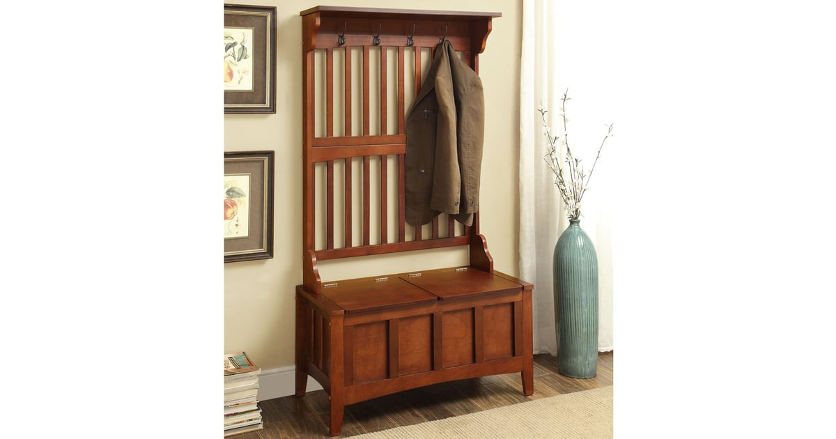 Linon Hall Tree With Storage Bench These 25 Linon Home Decor