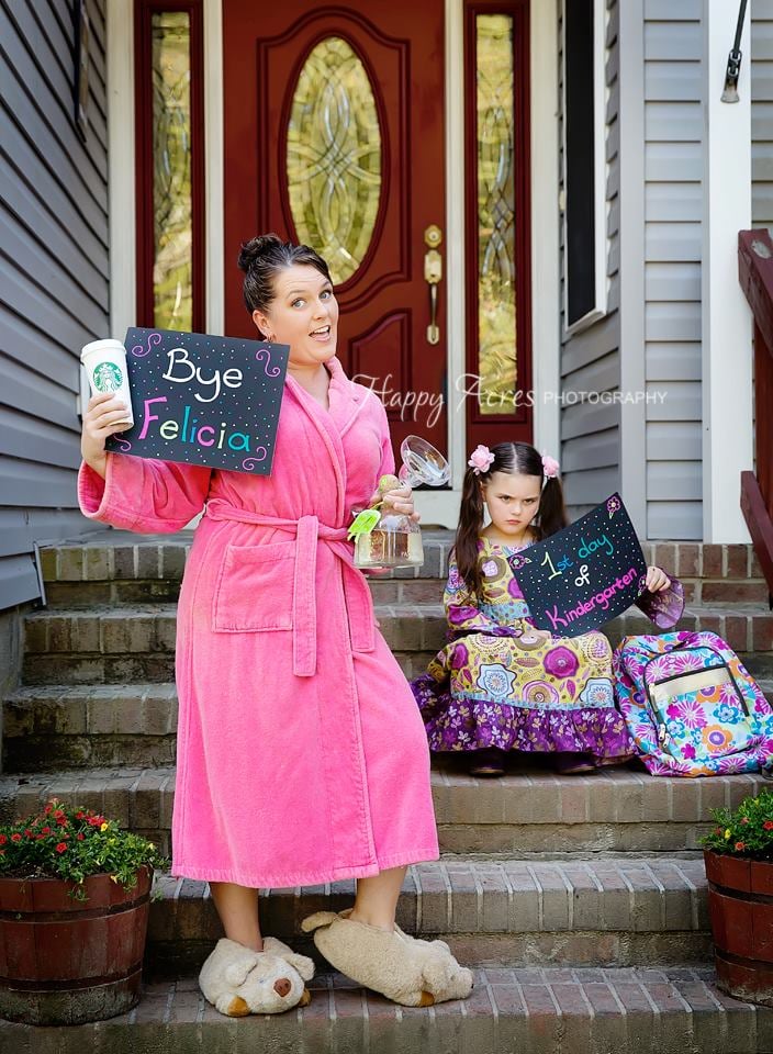 Funny First Day Of Kindergarten Picture Popsugar Family