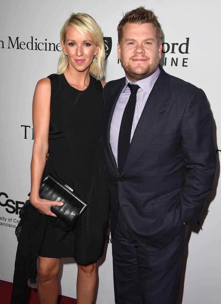 James Corden and Julia Carey