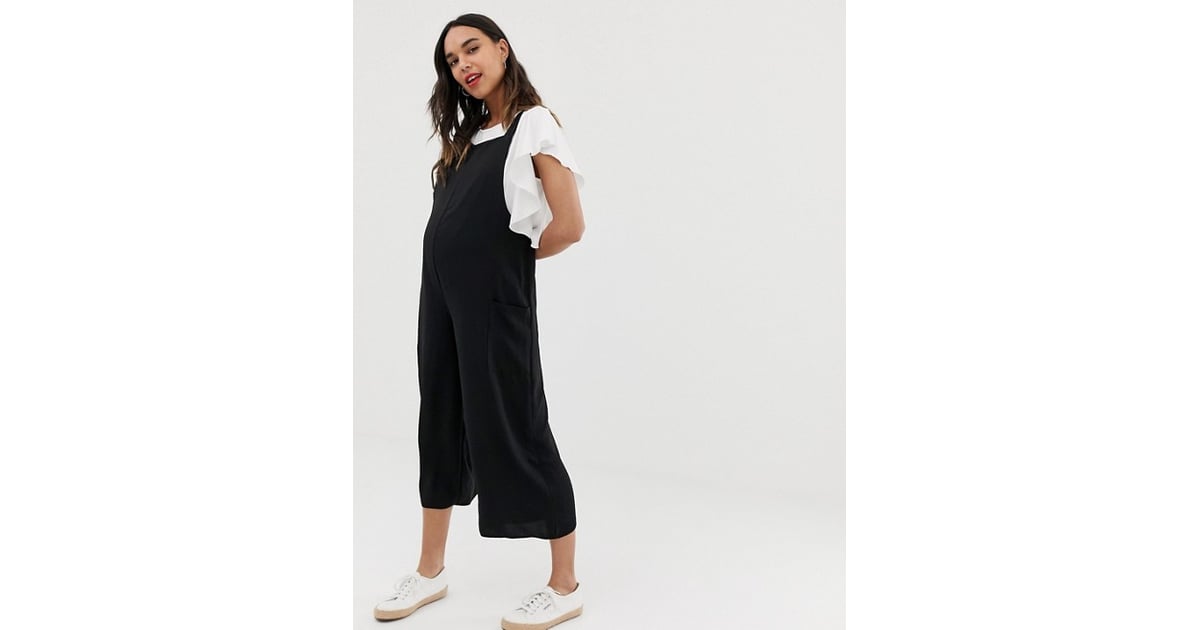 fitted maternity jumpsuit