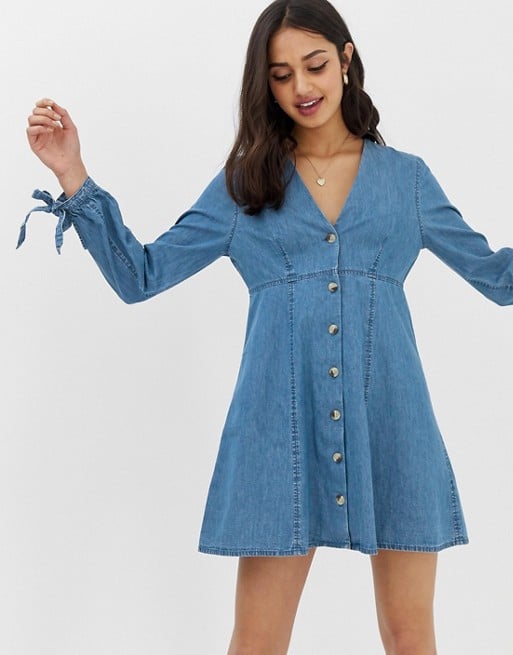 ASOS Design Denim Tea Dress