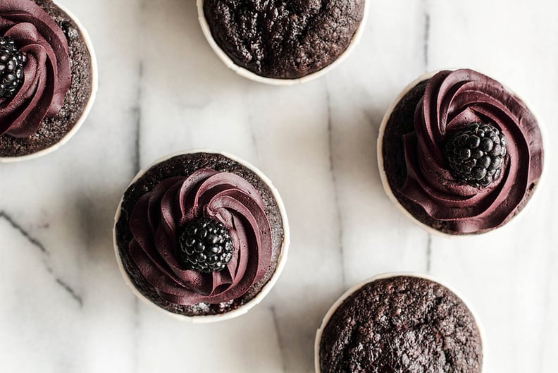 Chocolate Blackberry Cupcakes