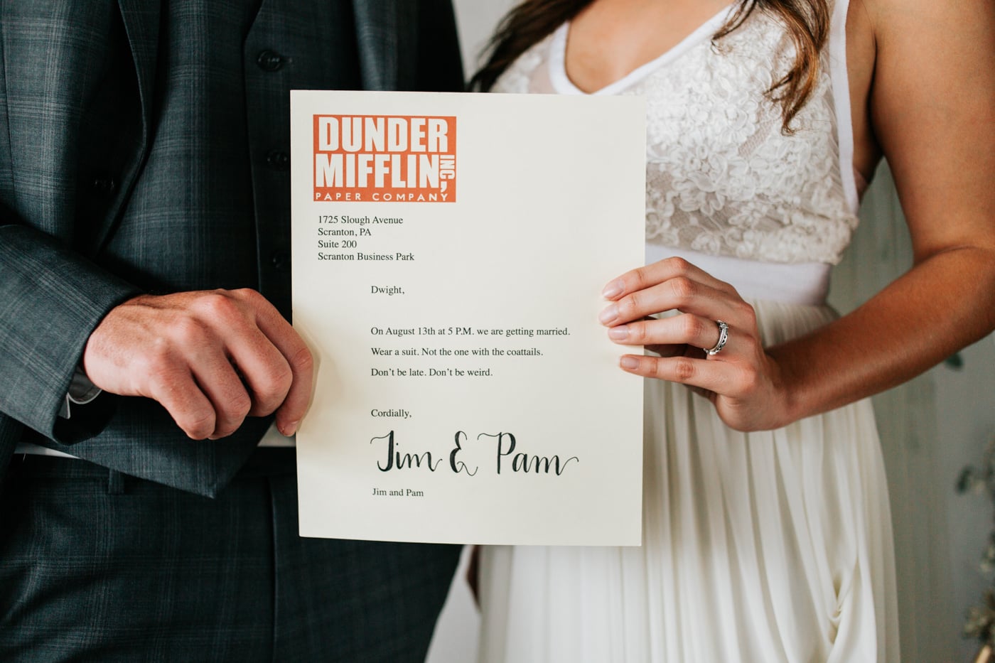 Love & Sex | This Office-Themed Wedding Deserves ALL of Michael Scott's  Dundies | POPSUGAR Love & Sex Photo 48