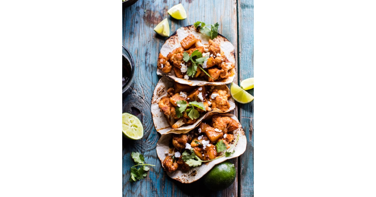 Cauliflower Al Pastor Tacos Latin Vegetarian Recipes POPSUGAR