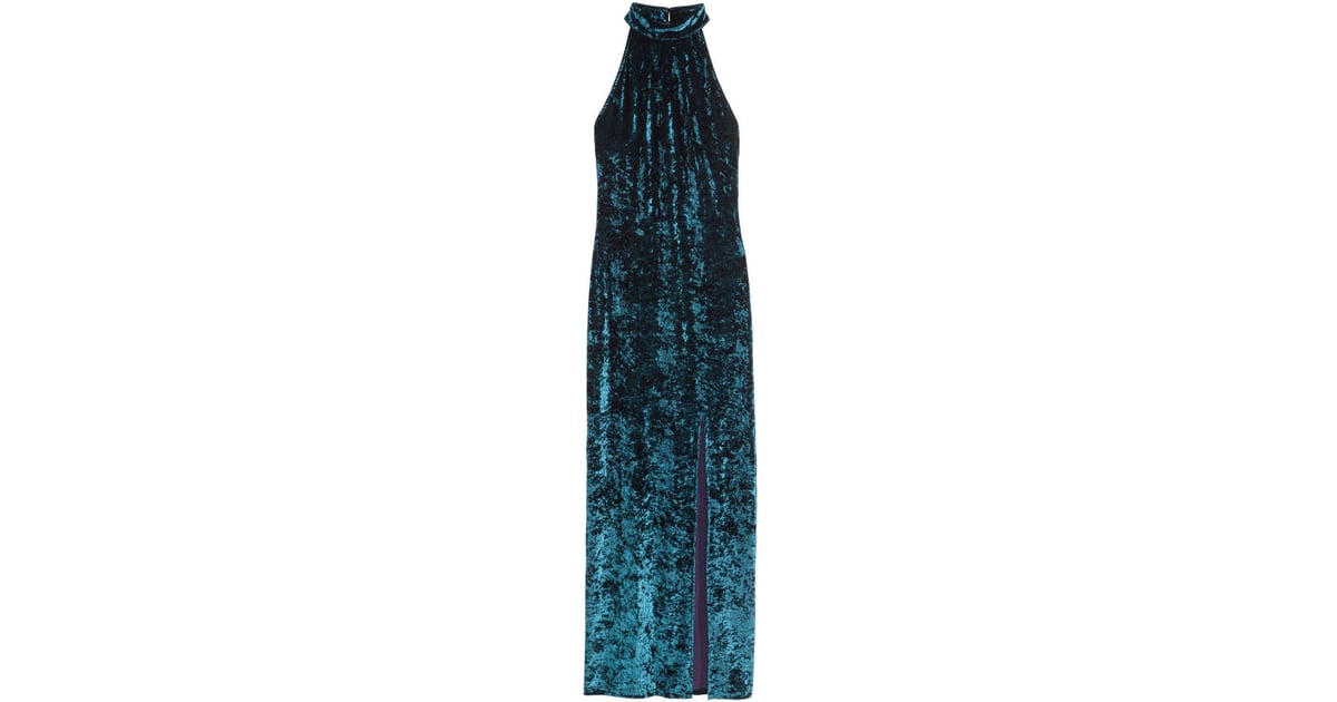 dark turquoise maxi dress