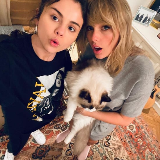 Selena Gomez Wearing an Aaliyah T-Shirt With Taylor Swift