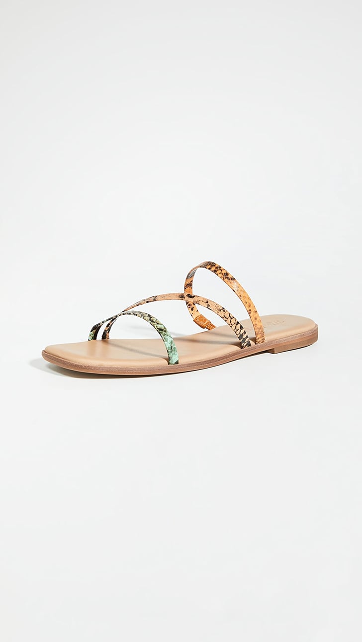 Madewell Leslie Bare Square Toe Sandals | The Best Slides For Women ...