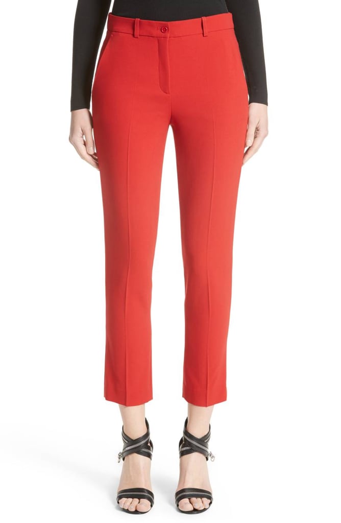 Michael Kors Collection Pants | Stylish Ways to Wear a Red Suit ...