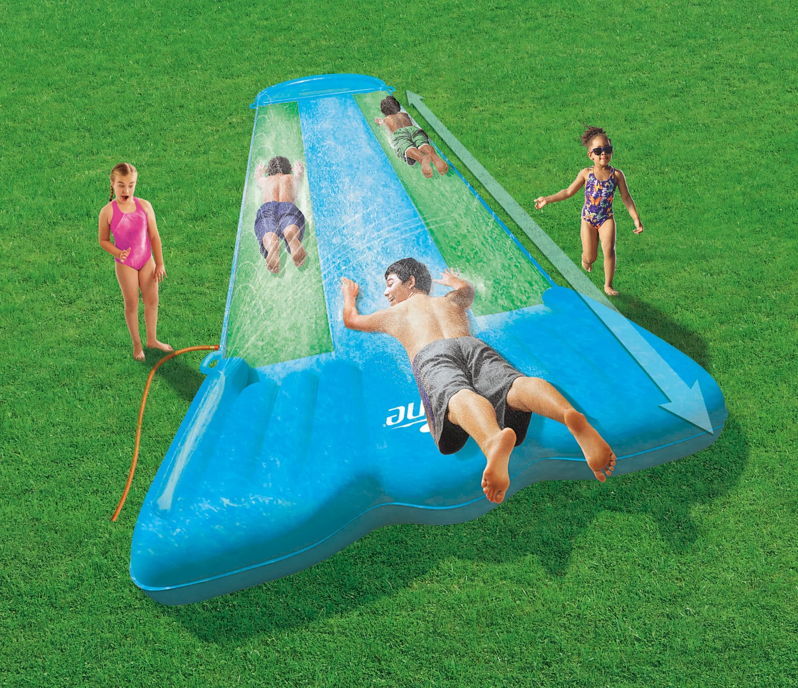 Aldi Crane Triple Water Slide With Speed Ramp | PS Family