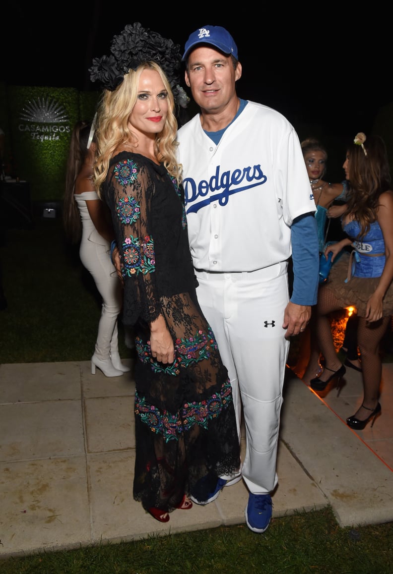 Molly Simms and Scott Stuber as a Dodgers Player