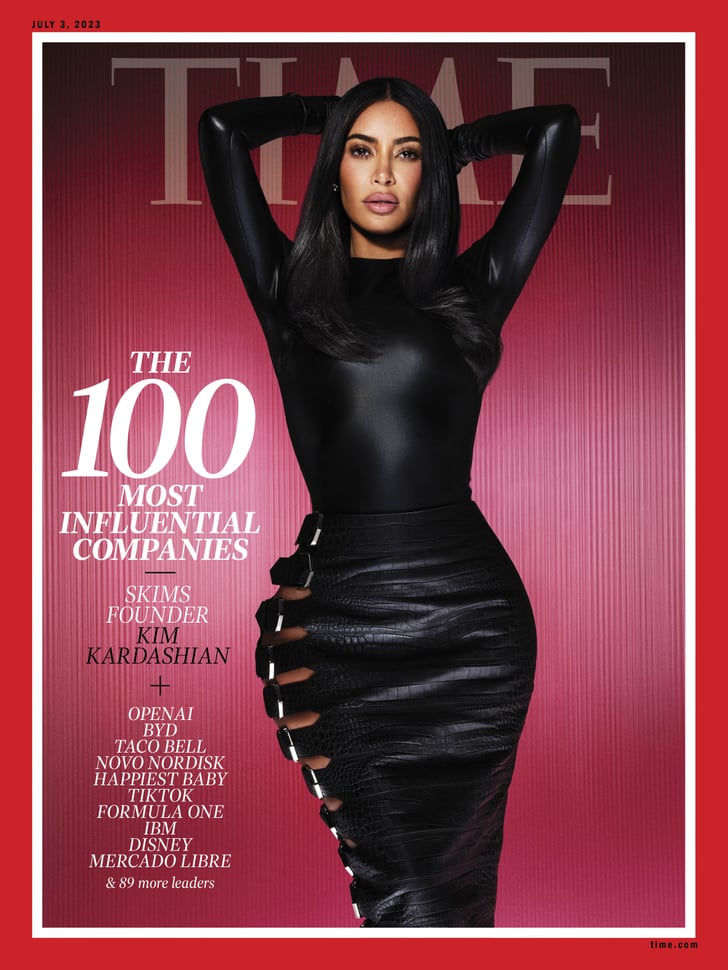 Kim Kardashian Wears a Multi-Cutout Skirt on Time 100 Cover
