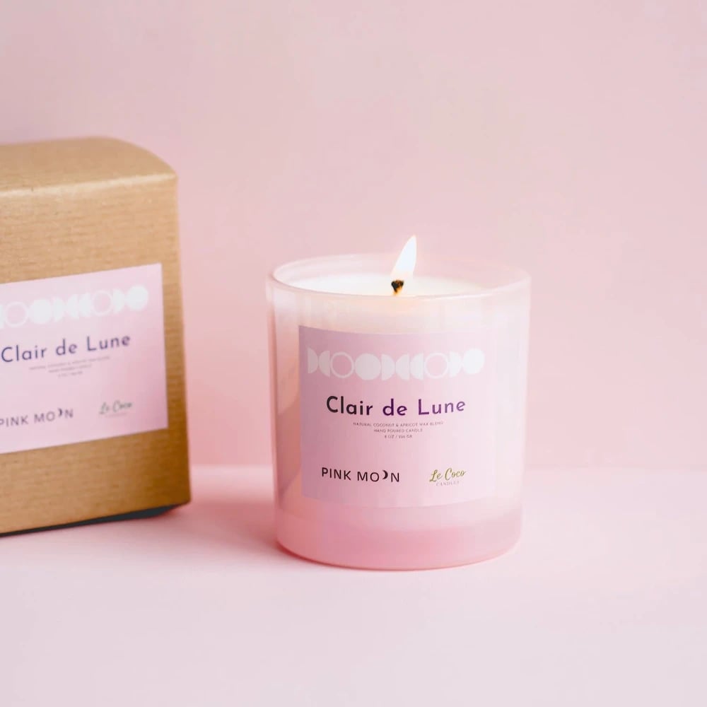 Pink Moon Clair de Lune Candle