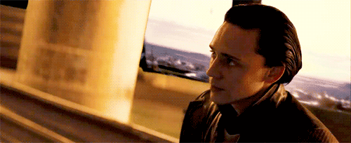 But he recognizes when things are going terribly wrong. | Tom Hiddleston as Loki GIFs | POPSUGAR ...