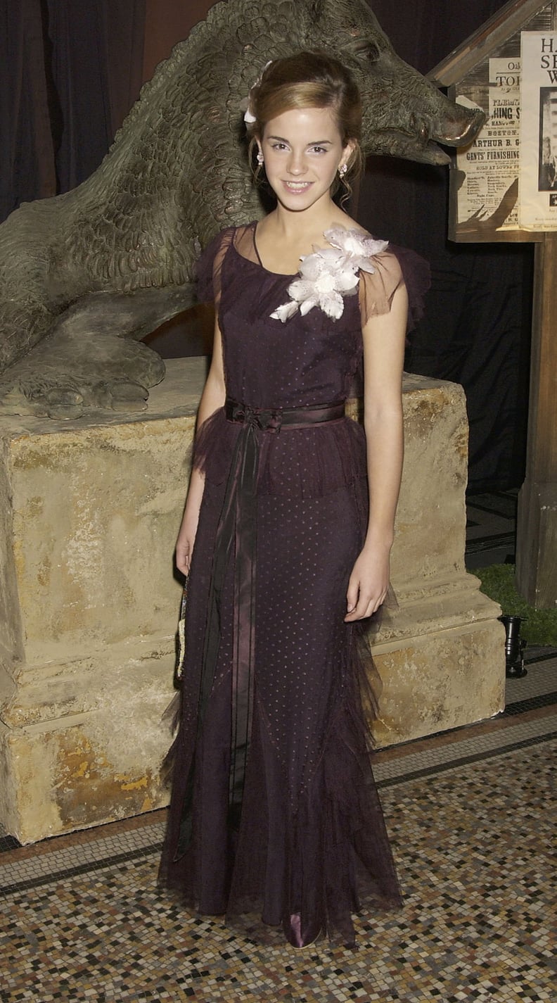 Emma Watson in a Vintage Dress at the Harry Potter and the Prisoner of Azkaban UK Premiere in 2004