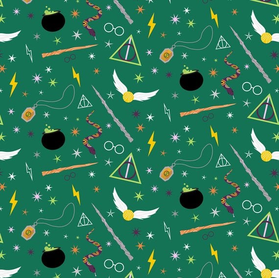 Magical Wizard and Witch School Gift Wrapping Paper