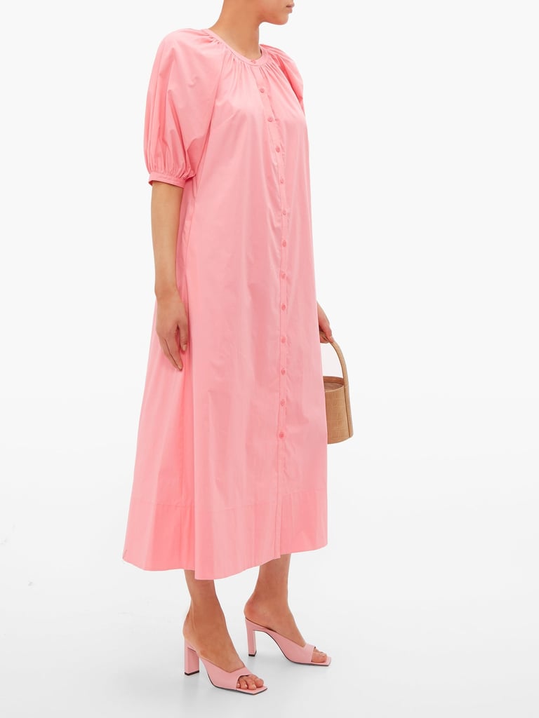 Staud Vincent Cotton-Poplin Midi Shirtdress