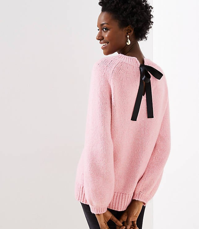 Tie Back Drapey Sweater
