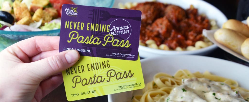 Olive Garden Pasta Pass Deal 2018