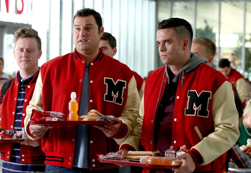 Dave (Max Adler) returns in the flashback to 2009.