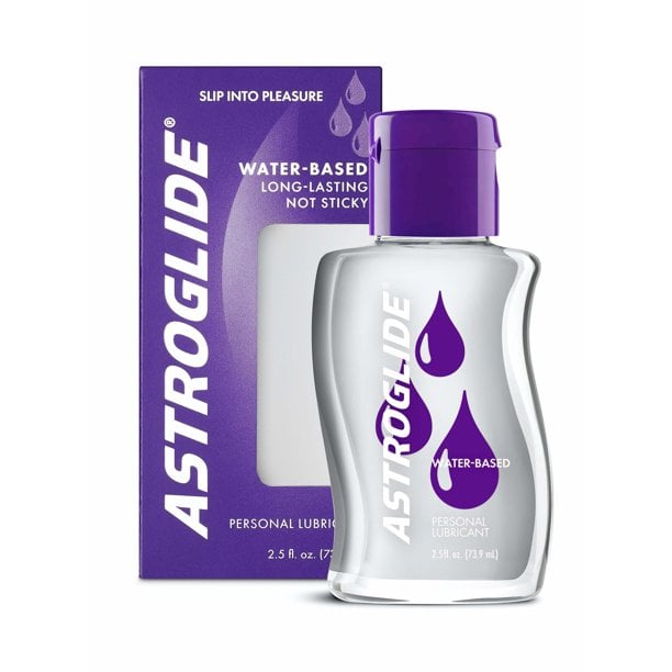 Astroglide Liquid ($8, originally $12)
If you're looking for a lube that gets the job done and won't break the bank, this needs to be your go-to. This grease-free lube is water-based so it works great whether you're using it solo with a toy or with your partner.