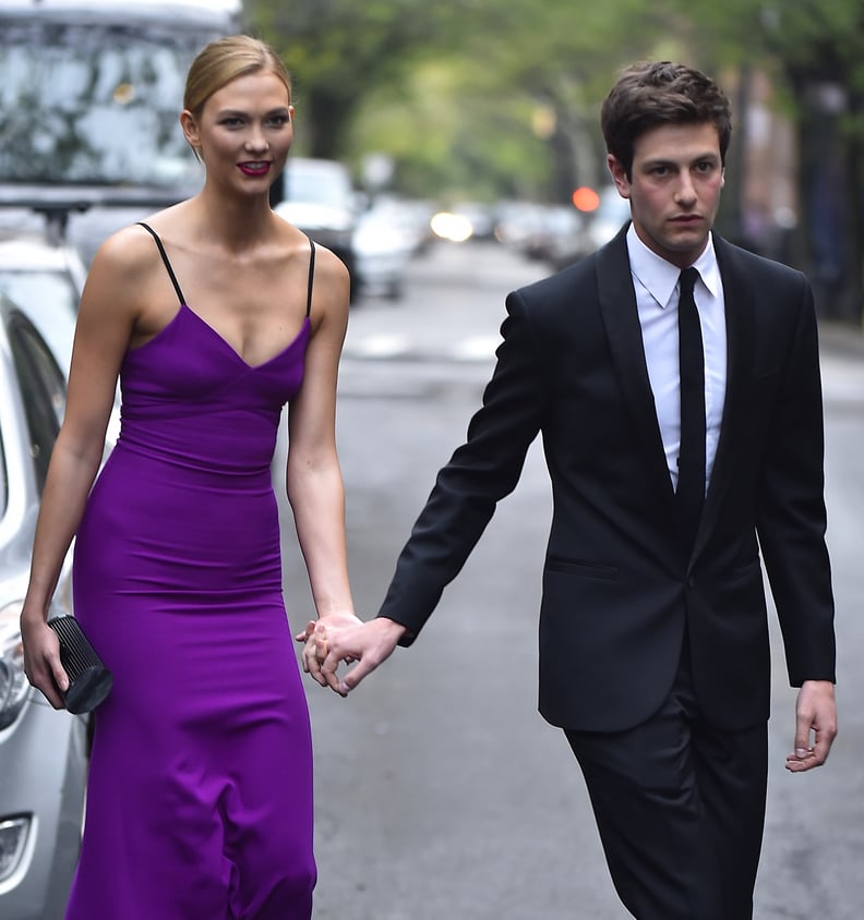 NEW YORK, NY - APRIL 26:  Karlie Kloss, Joshua Kushner are seen in the West Village  on April 26, 2016 in New York City.  (Photo by Alo Ceballos/GC Images)