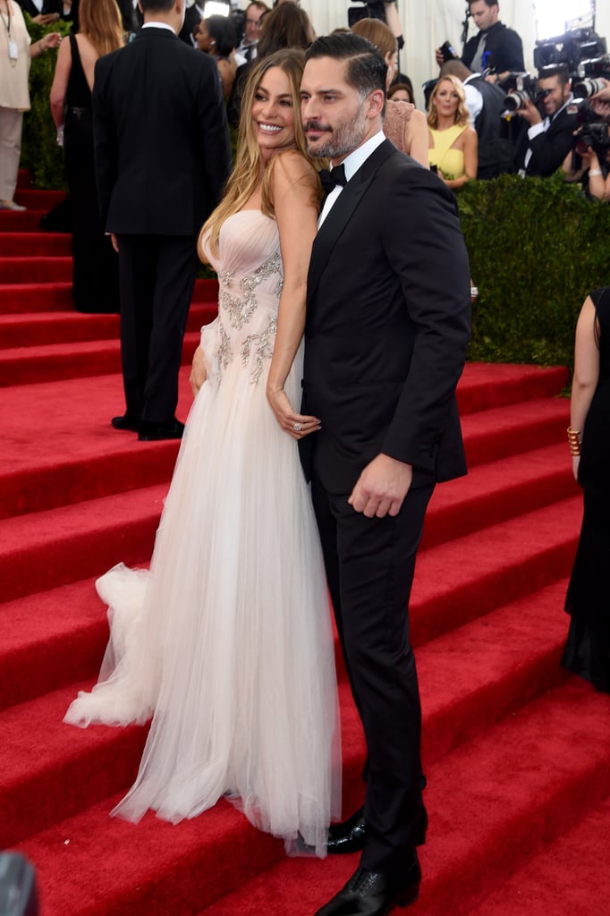 Sofia Vergara and Joe Manganiello at the Met Gala 2015