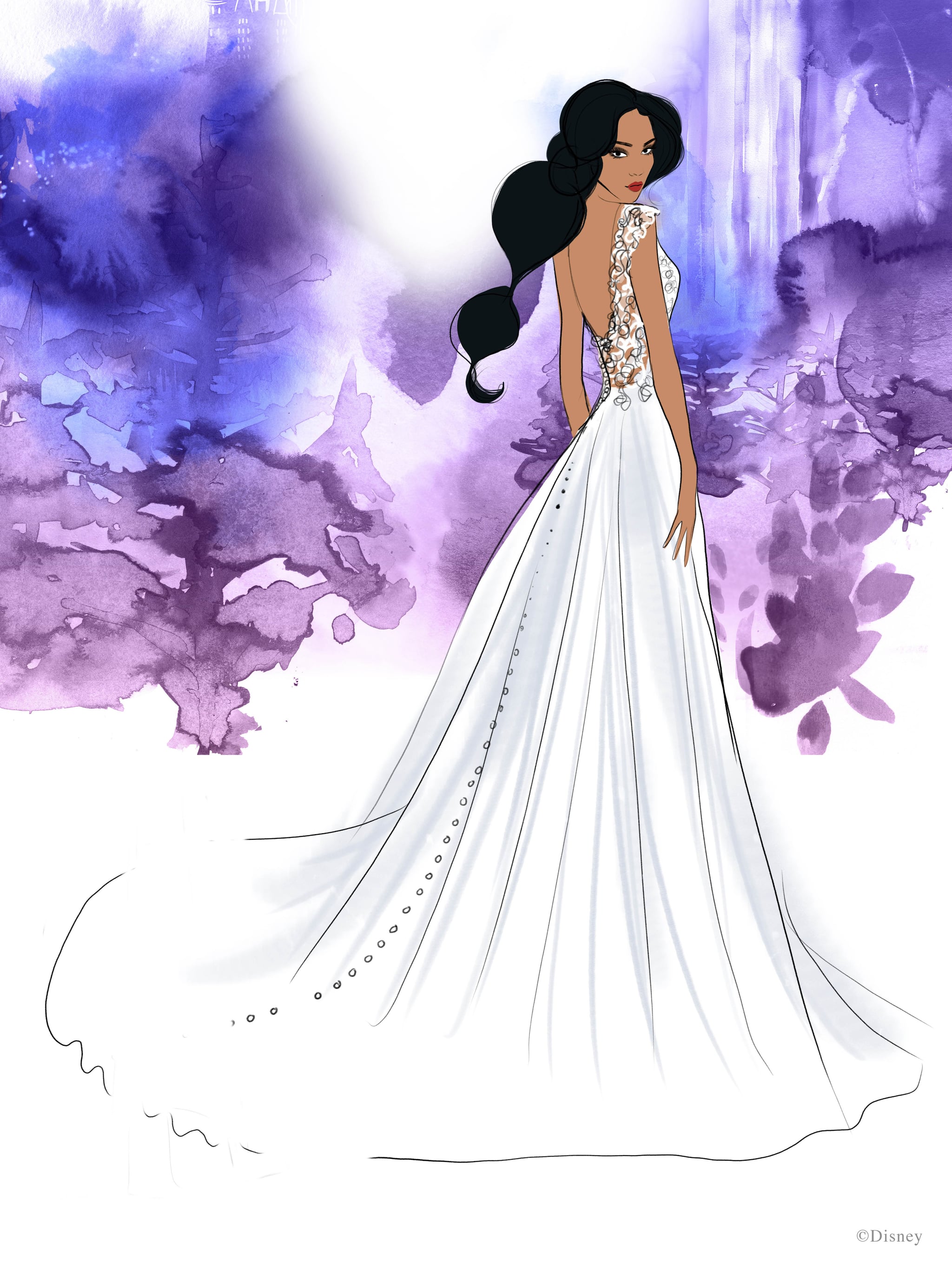 Disney's Jasmine Wedding Dress Design ...