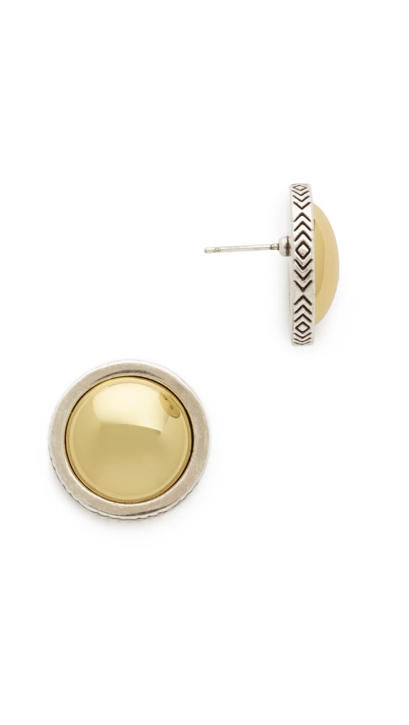 House of Harlow 1960 Desert Sun Button Earrings ($22)