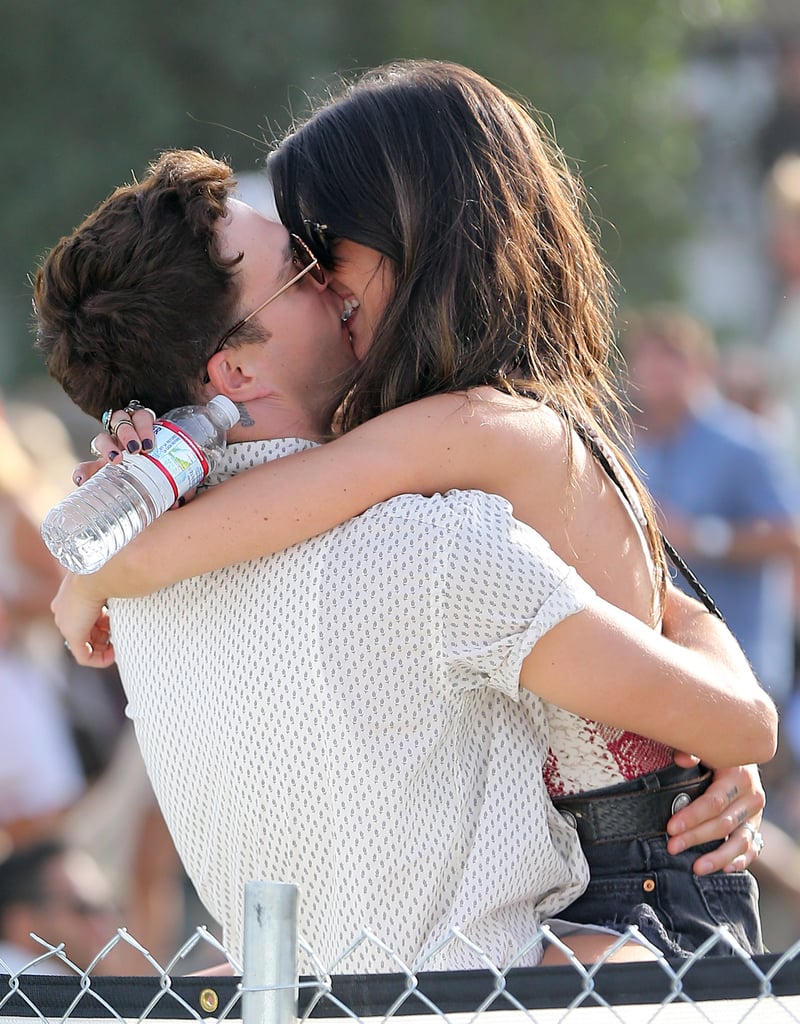 Shenae Grimes and her husband, Josh Beech, packed on the PDA.