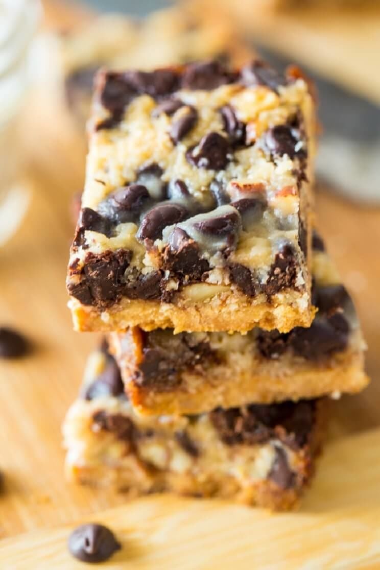 Paleo Magic Cookie Bars