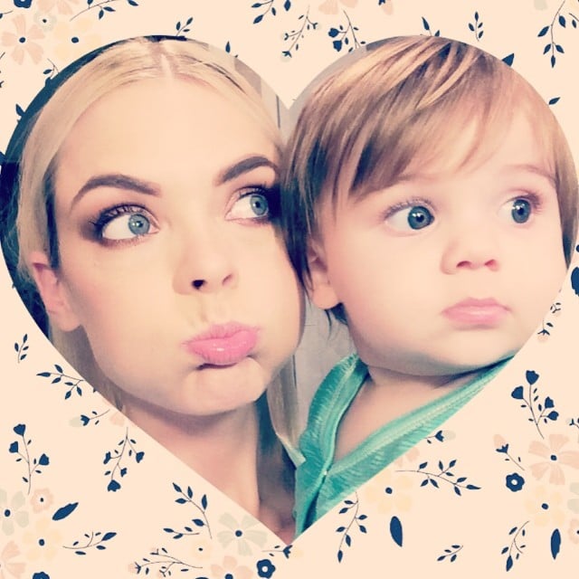 Jamie King got cheeky with her son, James.
Source: Instagram user jaime_king