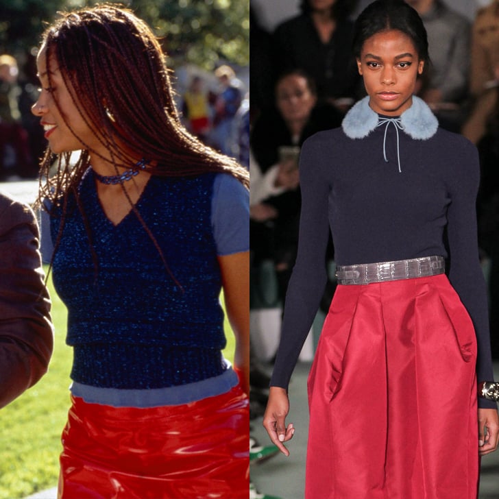 Dionne's Blue and Red Ensemble . . .