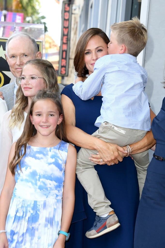 Jennifer Garner and Kids at Hollywood Star Ceremony 2018