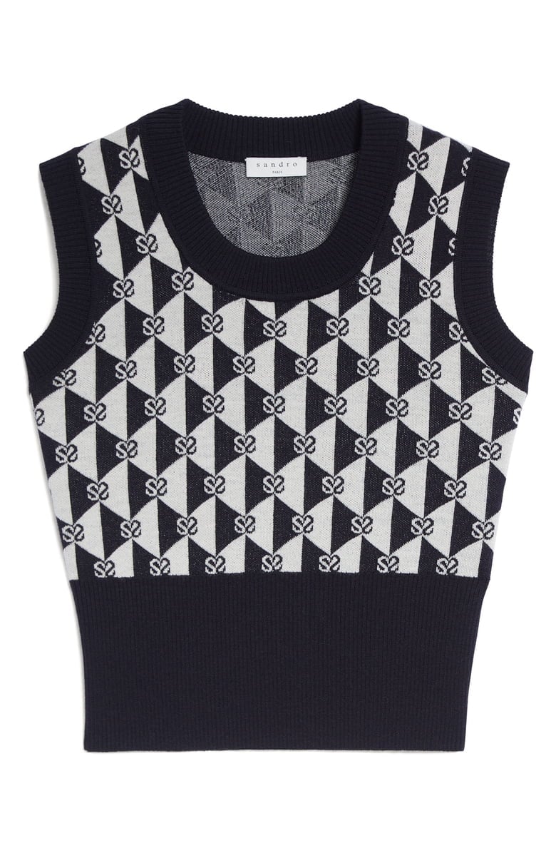 fitted sweater vest