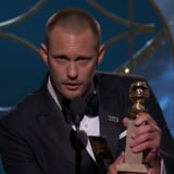 Alexander Skarsgard Gave His 8-Year-Old Brother the Cutest Shout-Out at the Golden Globes
