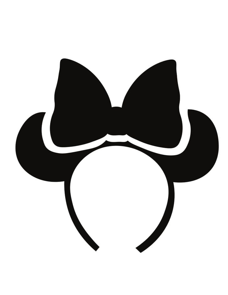 Minnie Ears 20 Cute (and Free) PumpkinCarving Templates POPSUGAR Smart Living Photo 17
