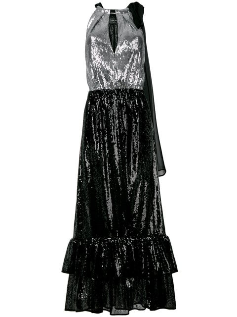 Christian Pellizzari Long Sequin Dress