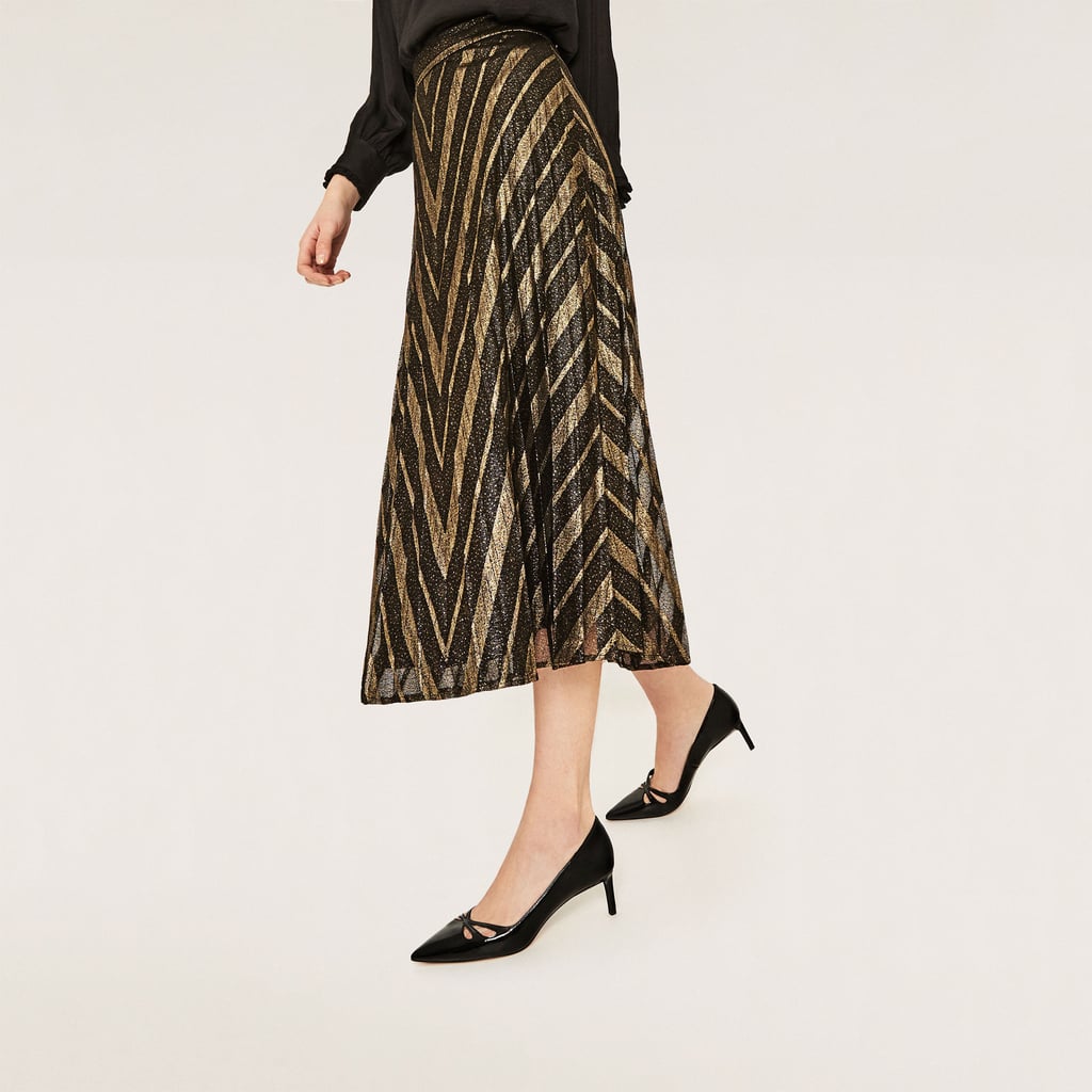 Zara Mid-Heel Shoes With Openwork Detail ($50)