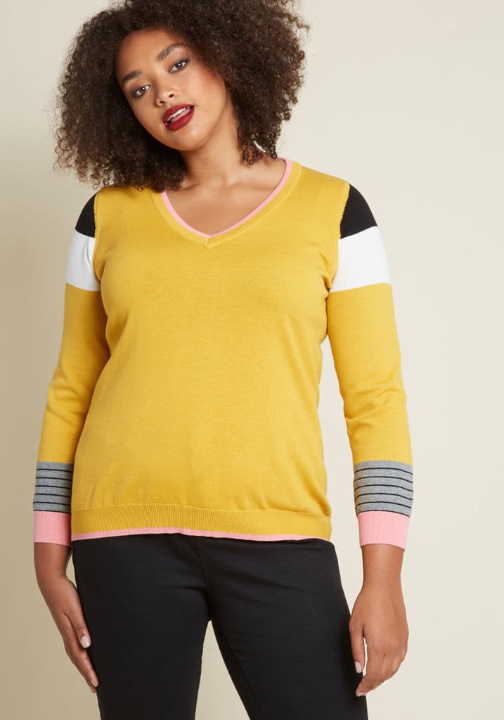 ModCloth Write on Cue Pencil Sweater