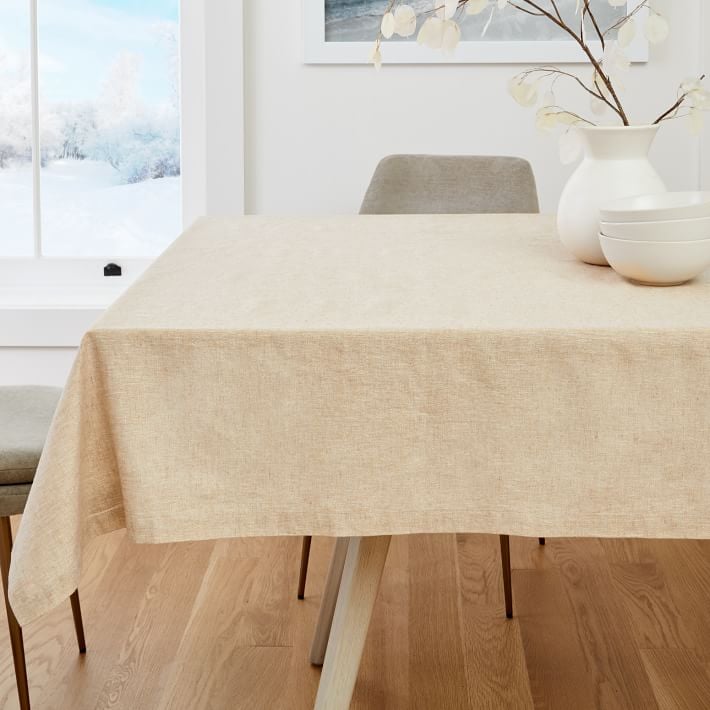 Belgian Flax Table Throw